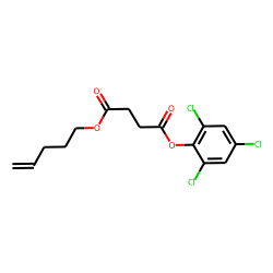 Succinic acid, 2,4,6-trichlorophenyl pent-4-en-1-yl ester