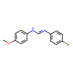 N-(4-Methoxyphenyl)-N'-(4-bromophenyl)formamidine
