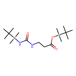 3-Ureidopropionic acid, N-(tert-butyldimethylsilyl)-, tert-butyldimethylsilyl ester