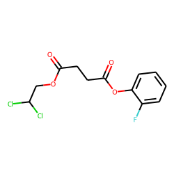 Succinic acid, 2,2-dichloroethyl 2-fluorophenyl ester