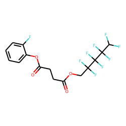 Succinic acid, 2,2,3,3,4,4,5,5-octafluoropentyl 2-fluorophenyl ester