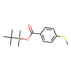 4-(Methylthio)benzoic acid, tert.-butyldimethylsilyl ester