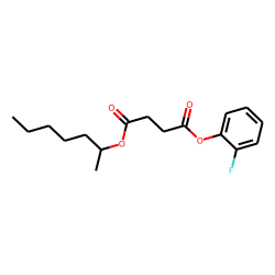Succinic acid, hept-2-yl 2-fluorophenyl ester