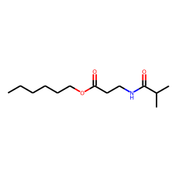 «beta»-Alanine, N-isobutyryl-, hexyl ester