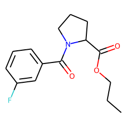 L-Proline, N-(3-fluorobenzoyl)-, propyl ester