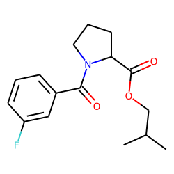 L-Proline, N-(3-fluorobenzoyl)-, isobutyl ester
