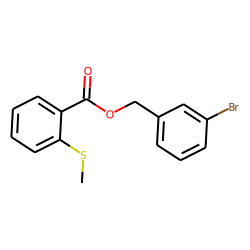 2-(Methylthio)benzoic acid, 3-bromobenzyl ester