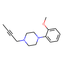 N-(2-butynyl)-n'-(o-methoxyphenyl)piperazine
