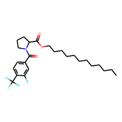 L-Proline, N-(3-fluoro-4-trifluoromethylbenzoyl)-, dodecyl ester