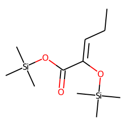 2-Pentenoic acid, 2-[(trimethylsilyl)oxy]-, trimethylsilyl ester