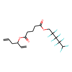 Glutaric acid, hexa-1,5-dien-3-yl 2,2,3,3,4,4,5,5-octafluoropentyl ester