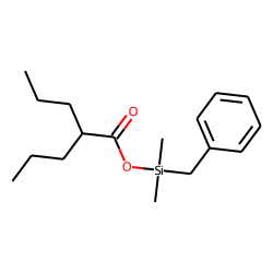 Valproic acid, benzyldimethylsilyl ester