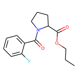 L-Proline, N-(2-fluorobenzoyl)-, propyl ester