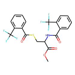 l-Cysteine, N,S-bis(2-trifluoromethylbenzoyl)-, methyl ester
