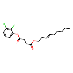Succinic acid, 2,3-dichlorophenyl non-3-en-1-yl ester