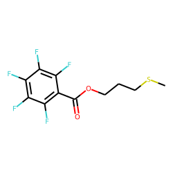 3-(Methylthio)propyl 2,3,4,5,6-pentafluorobenzoate