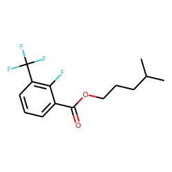 2-Fluoro-3-trifluoromethylbenzoic acid, isohexyl ester