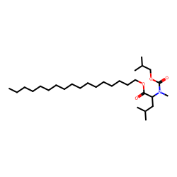 L-Leucine, N-isobutoxycarbonyl-N-methyl-, heptadecyl ester