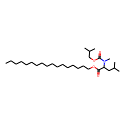l-Leucine, N-isobutoxycarbonyl-N-methyl-, heptadecyl ester