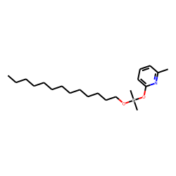 Silane, dimethyl(6-methylpyrid-2-yloxy)tridecyloxy