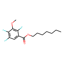 3-Methoxy-2,4,5-trifluorobenzoic acid, heptyl ester