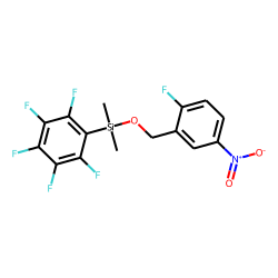 (2-Fluoro-5-nitrophenyl)methanol, dimethylpentafluorophenylsilyl ether