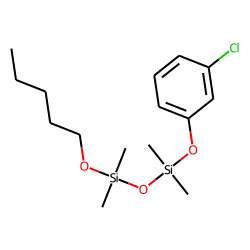 Silane, (3-chlorophenyloxy)dimethyl(pentyloxydimethylsilyloxy)-