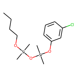 Silane, (3-chlorophenyloxy)dimethyl(butoxydimethylsilyloxy)-