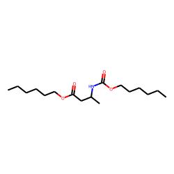 DL-3-Aminobutanoic acid, N-hexyloxycarbonyl-, hexyl ester