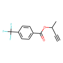 4-(Trifluoromethyl)benzoic acid, but-3-yn-2-yl ester