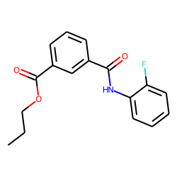 Isophthalic acid, monoamide, N-(2-fluorophenyl)-, propyl ester
