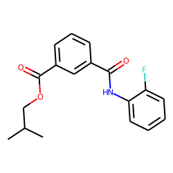 Isophthalic acid, monoamide, N-(2-fluorophenyl)-, isobutyl ester