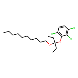 Silane, diethyldecyloxy(2,3,6-trichlorophenoxy)-