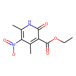 Nicotinic acid, 1,2-dihydro-4,6-dimethyl-5-nitro-2-oxo-, ethyl ester