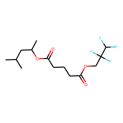 Glutaric acid, 2,2,3,3-tetrafluoropropyl 4-methylpent-2-yl ester