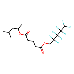 Glutaric acid, 2,2,3,3,4,4,5,5-octafluoropentyl 4-methylpent-2-yl ester