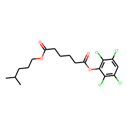 Adipic acid, isohexyl 2,3,5,6-tetrachlorophenyl ester
