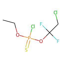 O-Ethyl-O-(1,1-difluoro-2-chloroethyl)-phosphorothiochloridate