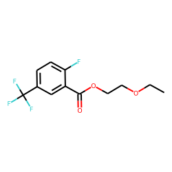 6-Fluoro-3-trifluoromethylbenzoic acid, 2-ethoxyethyl ester