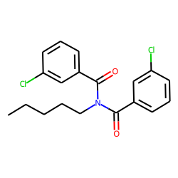 Benzamide, 3-chloro-N-(3-chlorobenzoyl)-N-pentyl-