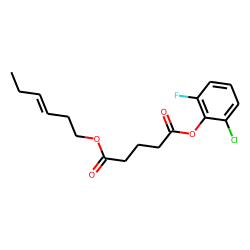 Glutaric acid, 2-chloro-6-fluorophenyl cis-hex-3-enyl ester