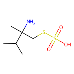 Thiosulfuric acid, s-(2-amino-2,3-dimethylbutyl) ester