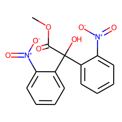 bis-(2-Nitrophenyl)hydroxyacetic acid, methyl ester