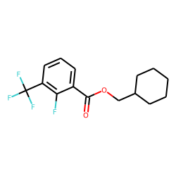 2-Fluoro-3-trifluoromethylbenzoic acid, cyclohexylmethyl ester