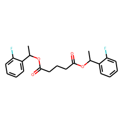 Glutaric acid, di(1-(2-fluorophenyl)ethyl) ester