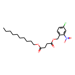Succinic acid, 4-chloro-2-nitrobenzyl decyl ester