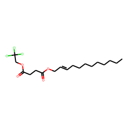 Succinic acid, dodec-2-en-1-yl 2,2,2-trichloroethyl ester