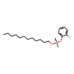 Silane, dimethyl(2-fluorophenyloxy)dodecyloxy-