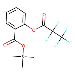 Benzoic acid, 2-pentafluoropropionyloxy-, trimethylsilyl ester