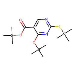 Pyrimidin-5-carboxylic acid, 4-hydroxy-2-mercapto, TMS